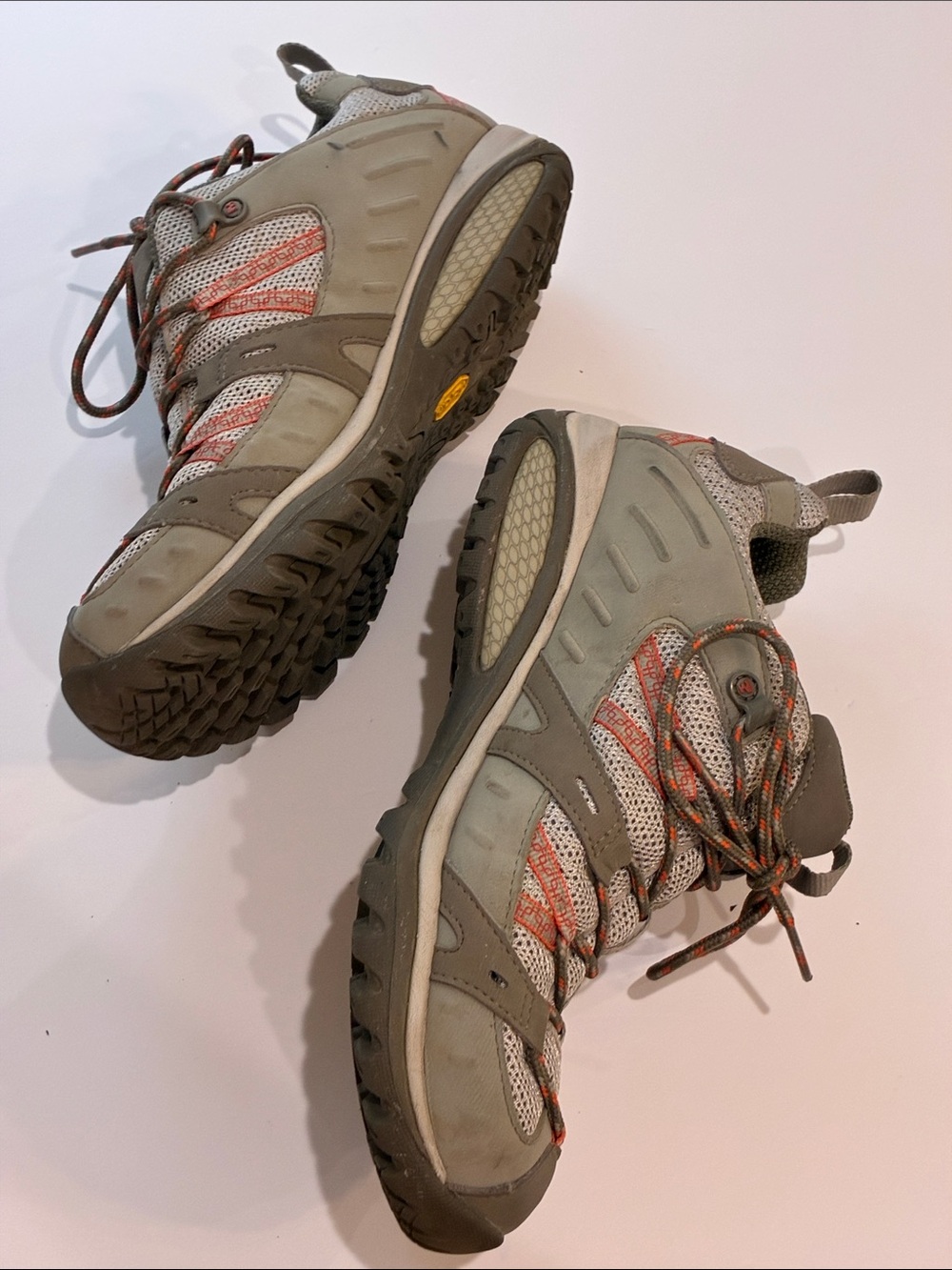 Merrell Siren Sport Hiking Shoes | Size 10 | Gray & Orange - Like New